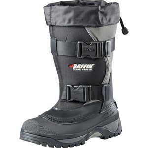 Baffin Wolf Men's Winter Boots, Tundra Rated, Tall Height, Black/Pewter, Size 8